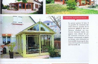 Véranda en bois orléans article journal